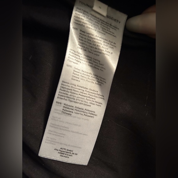 NEW Mens’ Classic Leather Biker Jacket Size S - Picture 12 of 16